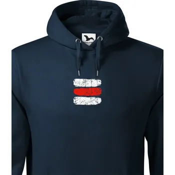 Pánská mikina Pánská mikina Turistická značka - červená, Barva Tmavá modrá, Velikost 5XL, Canvas Pánská mikina Bezvatriko.cz 2079