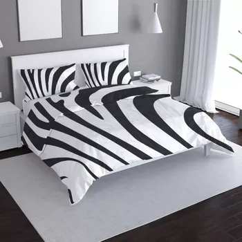 Povlečení Sablio Povlečení Vzor zebry - 140x220 / 90x70