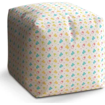 Taburet Sablio Taburet Cube Dudlíky a body: 40x40x40 cm