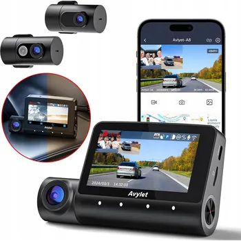IP kamera 5K AUTOKAMERA S AUTOMOBILOVÁ VIDEOREKORDÉREM A GPS COUVACÍ KAMERA