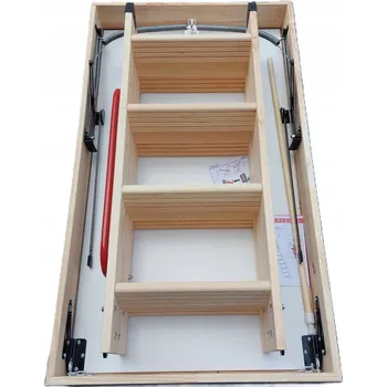 Schodiště Zateplené půdní schody na půdu, skládací žebřík oman 70x120 víko
