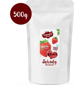 Sušená potravina Royal Pharma s.r.o. Crunchy snack, Mrazem sušené jahody, 500 g
