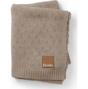 Dětská deka Elodie Pointelle pletená deka Elodie Details Barva: Tender Taupe