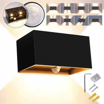 Venkovní osvětlení Lampa s pohybovým senzorem, Lampa Scienna Venkovní/Vnitřní, Vodotěsná