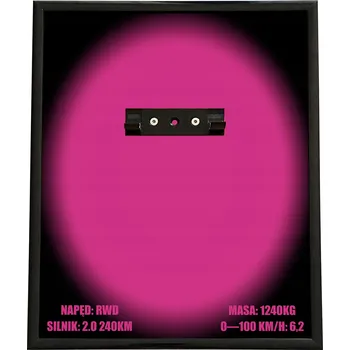 Stavebnice LEGO Rámeček s držákem pro LEGO Speed Champions 77241 - Honda S2000 Fast Furious