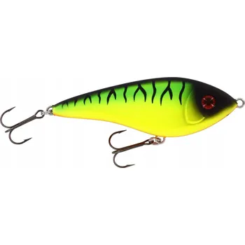 Umělá nástraha Wobler JERK Swim Glidebait 13,5 cm 77 g 3D FIRETIGER SUSPENDING (plovoucí)