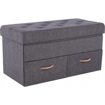 Taburet Čalouněná Taburet Kondela šedá