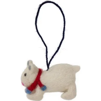 Plstěná dekorace Isbjörn (Lední medvěd), Klippan Švédsko