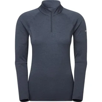 Dámské tričko Montane Women's Dart Zip Neck T-Shirt - Eclipse Blue, L 96519
