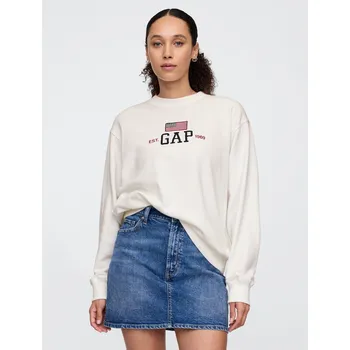 Dámská mikina GAP Dámská Oversize mikina s logem Americana 729492-03 Velikost: XXL Tričko zdarma při nákupu nad 3000,-!