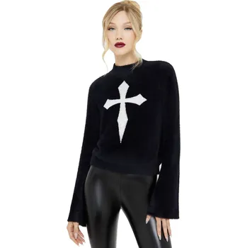 Dámský svetr svetr dámské - Dead Romantic - KILLSTAR - KSRA013880 - L