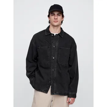 Pánská móda GAP Pánská Oversize džínová košilová bunda SuperSoft 744565-00 Velikost: L Tričko zdarma při nákupu nad 3000,-!