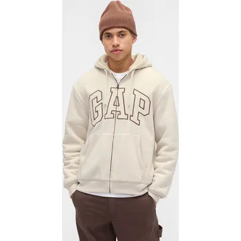 Pánská mikina GAP Pánská Zateplená mikina s logem 789781-02 Velikost: S Tričko zdarma při nákupu nad 3000,-!