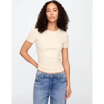 Dámské tričko GAP Dámské Crop tričko s logem 637782-06 Velikost: XXL Tričko zdarma při nákupu nad 3000,-!