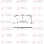 Sada brzdových destiček, kotoučová brzda REMSA 1916.00