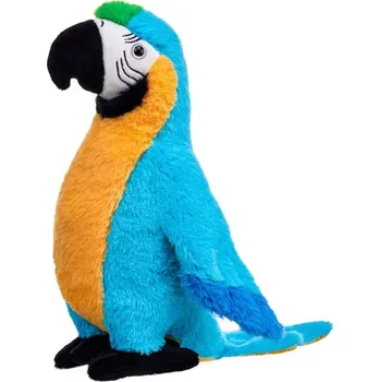 plyšák Plyšový papoušek Ara modrý 22cm