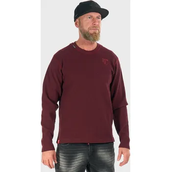 Pánské tričko Pánské triko MARLOW III LS WINE / 6XL
