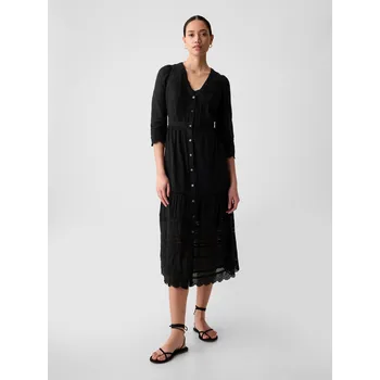 Dámské šaty GAP Dámské Krajkové midi šaty 880359-01 Velikost: XXS Tričko zdarma při nákupu nad 3000,-!