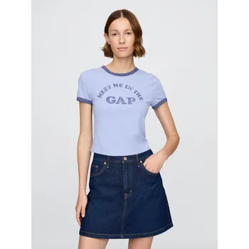 Oblečení a móda GAP Dámské Crop tričko s logem 749366-03 Velikost: XS Tričko zdarma při nákupu nad 3000,-!