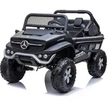 Elektrické autíčko Mercedes-Benz Unimog 24V/400W lakované černé