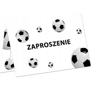 Pozvánka Pozvánky Fotbal s obálkou 6 kusů Narozeniny