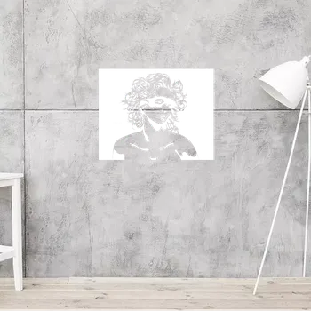 samolepka Sablio Samolepka na zeď: Žena - 60x48 cm