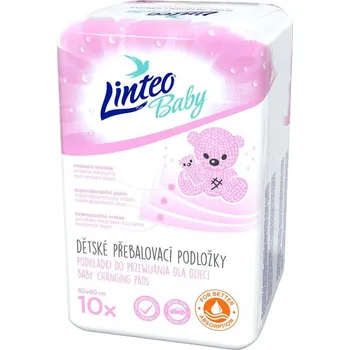 Přebalovací podložka Linteo Baby Přebalovací podložky 60x60 cm 10 ks