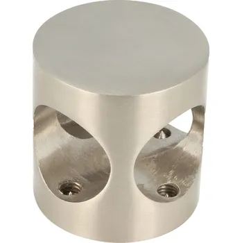 Držák trubky, 3 strany, nerez