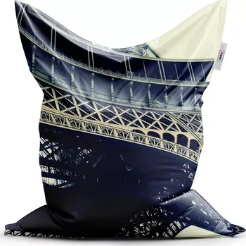 Sedací pytel Sablio Sedací vak Classic Eiffel Tower - 150x100 cm