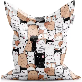 Sedací pytel Sablio Sedací vak Classic Roztomilá zvířátka - 200x140 cm