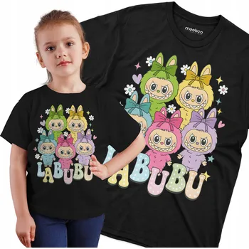 Meeboo dětské tričko černé bavlna velikost 128