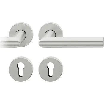 Dveřní kování Kování FSB 76 1076 požární Eloxovaný hliník, klika / klika, Pravé provedení