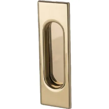 Dveřní kování Mušle pro posuvné dveře Südmetall Nr.20, hranatá Nerez vzhled