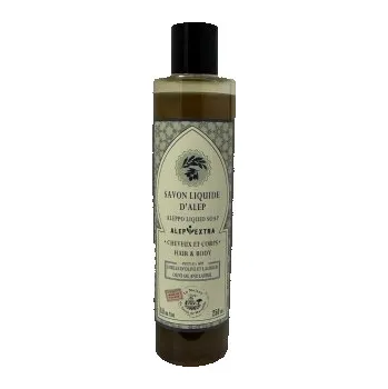 Sprchový gel Tekuté mýdlo z Aleppa „Olivy a vavřín“ na tělo a vlasy 250ml TML F199