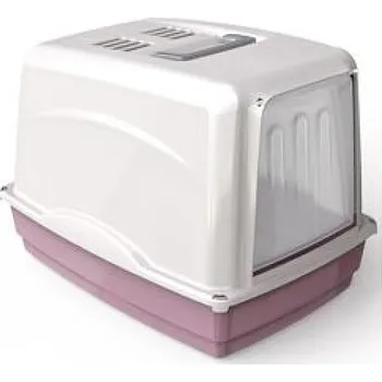 Toaleta pro kočku Tommi Vicky s filtrem růžová