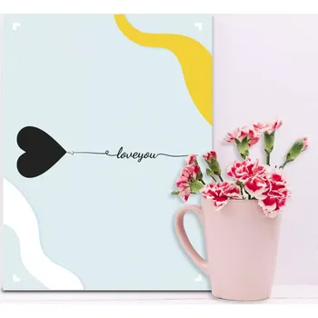 Plechová cedule Sablio Dárková cedulka I love you: 30x40 cm