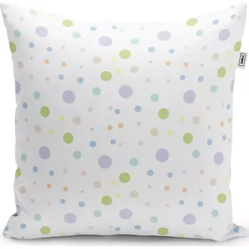 Polštář Sablio Polštář Barevné puntíky - 40x40 cm