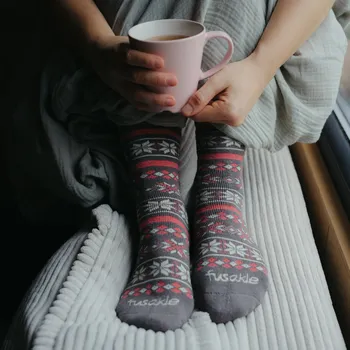 Dámské ponožky Ponožky Froté Nordic šedé S (35-38)