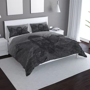 Povlečení Sablio Povlečení Vikingové Stone - 140x200 / 90x70