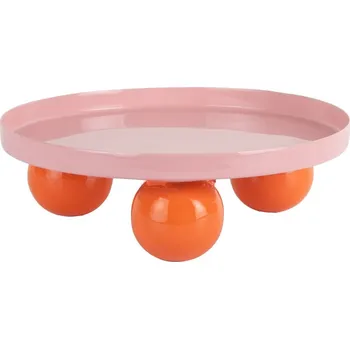 Kovový dekorační tác ø 20 cm Double Funky – PT LIVING ID_1815552