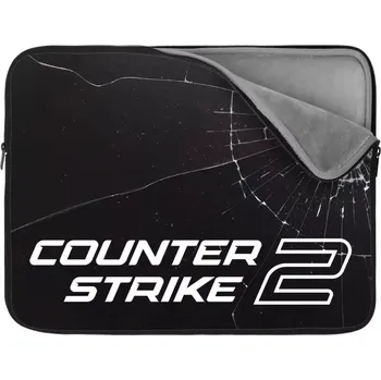 pouzdro na notebook Sablio Obal na notebook Counter Strike 2 Průstřel - 13"