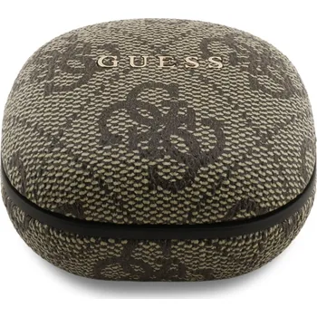 Sluchátka Bezdrátová sluchátka Guess PU 4G Script Logo ENC TWS, hnědá