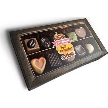 Bonboniéra Sablio Pralinky Čas strávený s rodinou - 10 ks pralinek