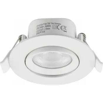 Koupelnové svítidlo LIGHT IMPRESSIONS Deko-Light vestavné bodové svítidlo - Surtur Tilt 68, 6 W, DTW, 1800-2700 K, bílá - LIGHT IMPRESSIONS IMPR 565459