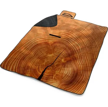 deka Sablio Plážová deka Dřevo 2: 200x140 cm