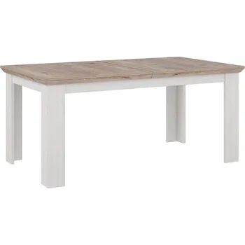 Jídelní stůl Praktický rozkládací jídelní stůl Iloppa - Forte Dub Nelson / Dub Sněžný 160x75 cm