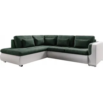 Sedací souprava Rohová Sedací Souprava Kondela látka bílá