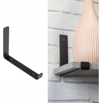 Věšák Držák police černý - WFJ 218x151,5x30x5