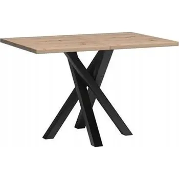 Jídelní stůl Kuchyňský stůl Kondela obdélníkový, dub artisan, 80 x 120 x 75 cm