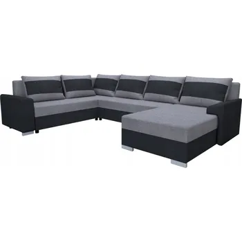 Sedací souprava Rohová Sedací Souprava Kondela látka šedá